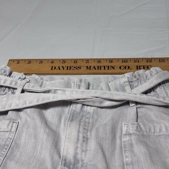 Pilcro and the Letterpress Women's Slim Boyfriend Shorts Size 27 Light Blue wash - Picture 10 of 13